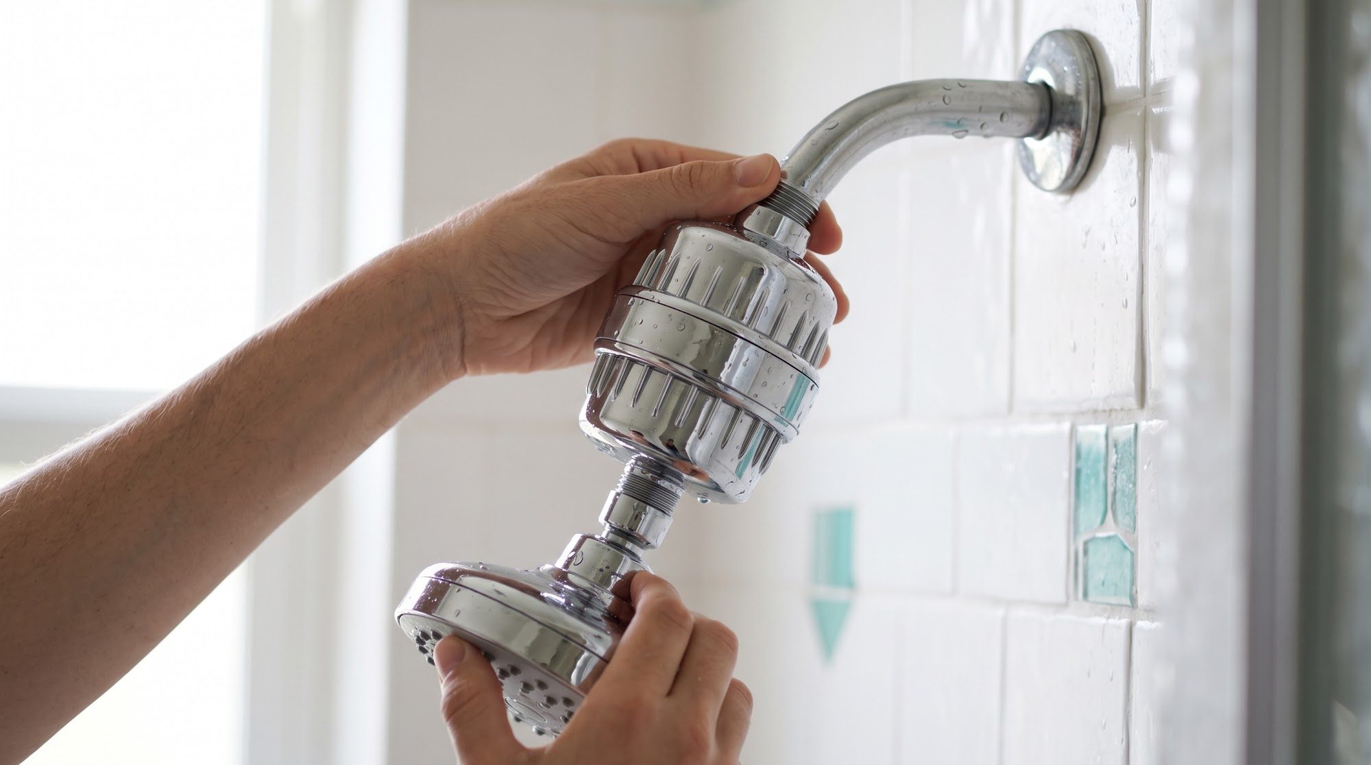 Instalación de un filtro de ducha sin herramientas